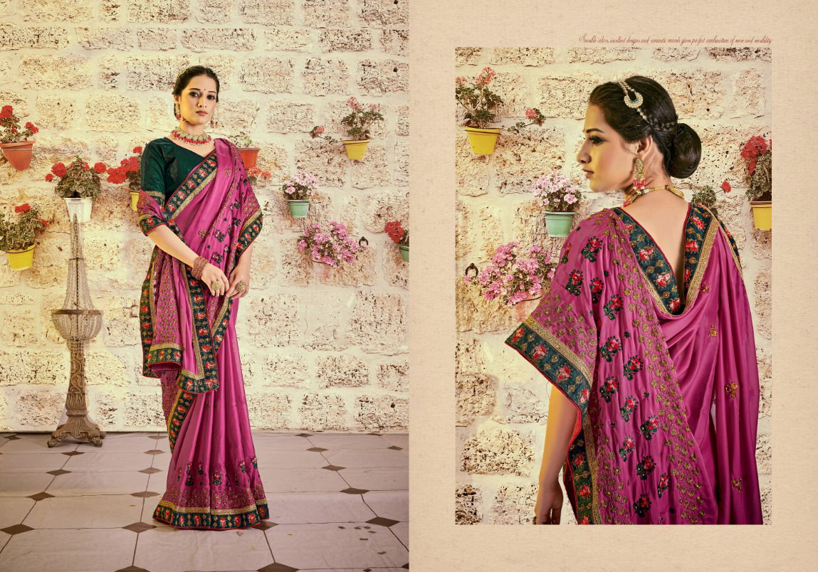 Floral Rangoli By Ynf Party Wear Sarees Catalog
